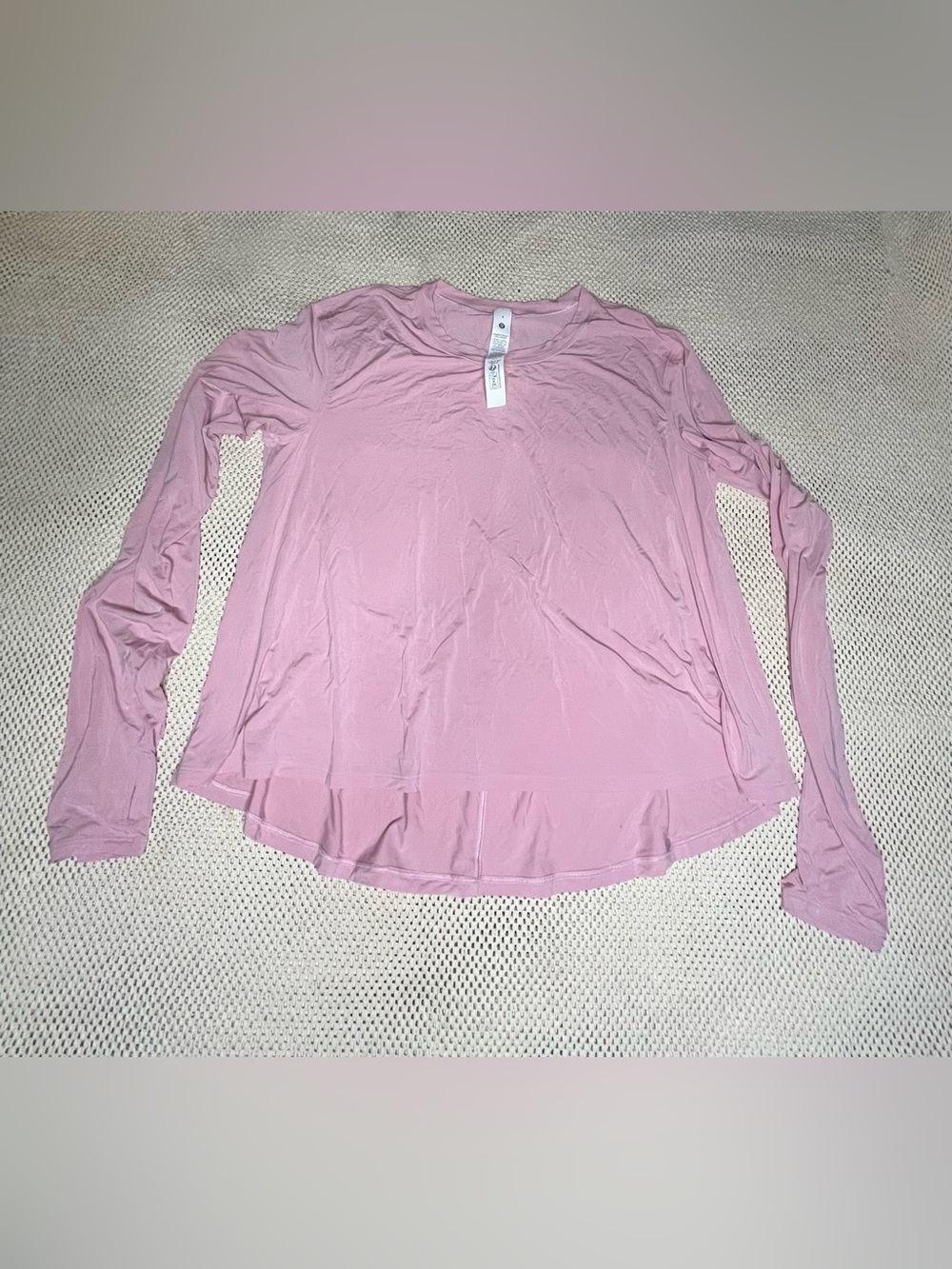Lululemon Modal PinkHaze Long
Sleeve Shirt Size 4